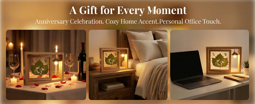 Memories Woven in a Leaf | Handcrafted Leaf + Wood