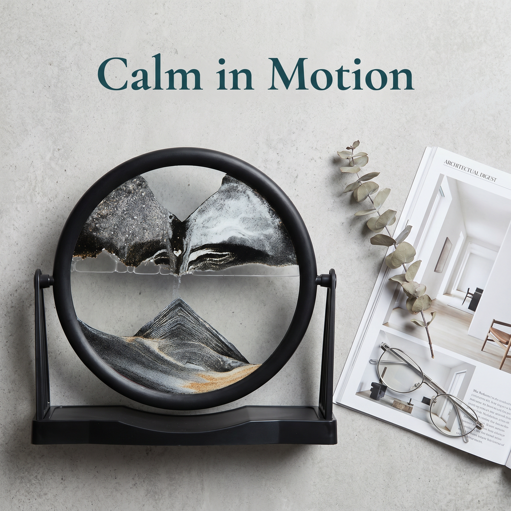 The Onyx Sand Drift | The Eternal Flowing Sand Drift of Silent Motion and Endless Tranquility