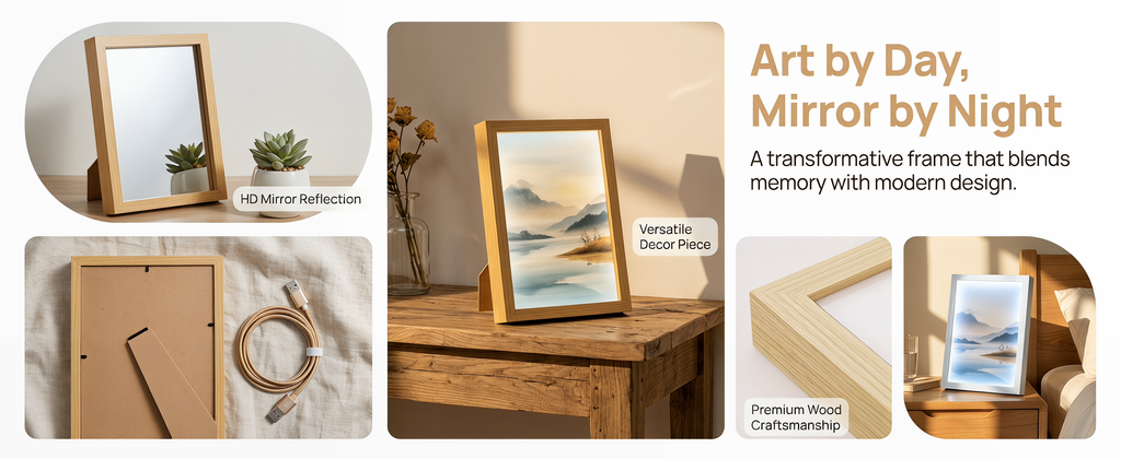 The Lumin Frame – Day to Night, Mirror to Light, Memory to Masterpiece